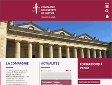 Tablet Screenshot of bordeaux-expert.com